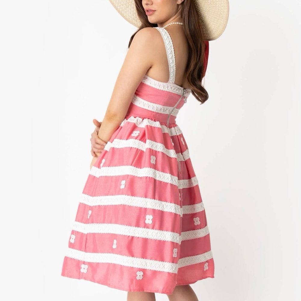 Unique Vintage Barbie 60th Anniversary Suburban Shopper Pink Dress 4X 22/24 / 3X - Picture 12 of 16